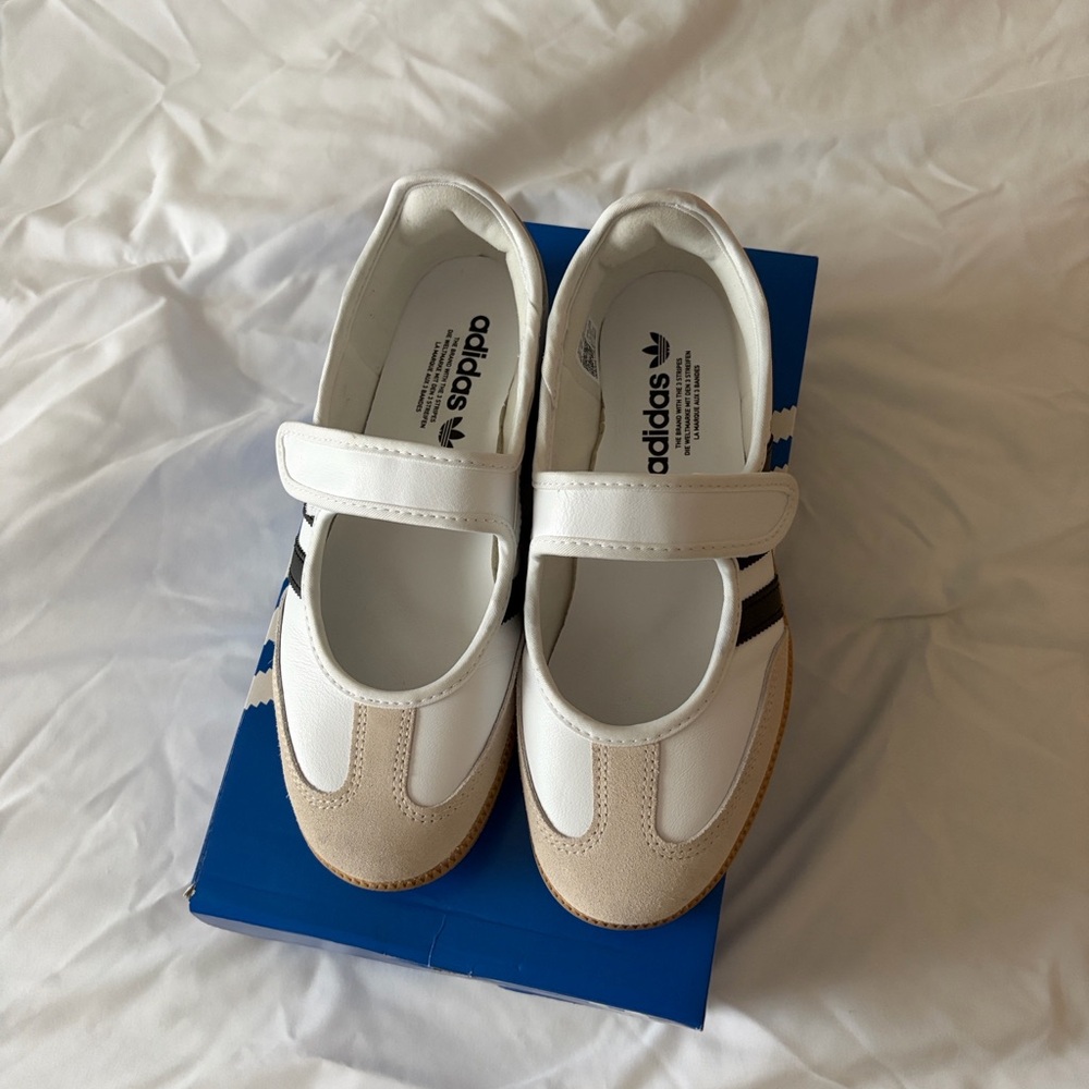 Adidas Samba Mary Jane Cloud White / Alumina / Core Black